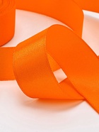 Лента атласная, 20 мм, 23±1 м, ярко-оранжевая №25 - Фото 4