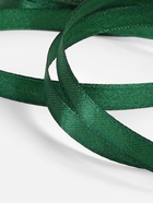 Лента атласная, 10 мм, 23±1 м, тёмно-зелёная №128 - Фото 3
