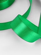 Лента атласная, 20 мм, 23±1 м, зелёная №19 - Фото 4