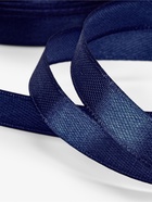 Лента атласная, 10 мм, 23±1 м, синяя №120 - Фото 3