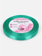 Лента атласная, 10 мм, 23±1 м, бирюзовая №54 - Фото 5