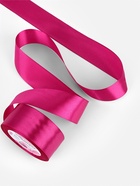 Лента атласная, 40 мм, 23±1 м, ярко-розовая №27 - Фото 3