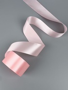 Лента атласная, 50 мм, 23±1 м, пастельно-розовая №43 - Фото 3