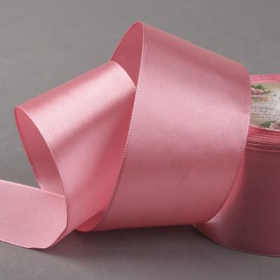 Лента атласная, 50 мм × 23 ± 1 м, цвет розовый №162