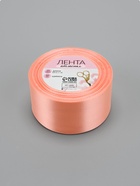 Лента атласная, 50 мм × 23 ± 1 м, цвет персиковый №124 - Фото 4