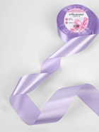 Лента атласная, 40 мм, 23±1 м, нежно-сиреневая №44 - Фото 2