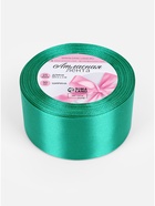 Лента атласная, 50 мм, 23±1 м, бирюзовая №54 - Фото 4