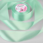 Лента атласная, 50 мм × 23 ± 1 м, цвет нежно-мятный №181 - Фото 1