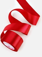 Лента атласная, 50 мм, 23±1 м, красная №26 - Фото 3