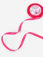 Лента атласная, 10 мм, 23±1 м, ярко-розовая №190 - Фото 2