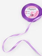 Лента атласная, 6 мм, 23±1 м, фиолетовая - Фото 2