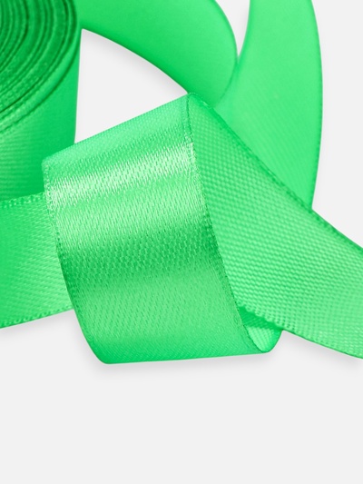 Лента атласная, 20 мм, 23±1 м, салатовый №230