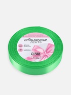 Лента атласная, 20 мм, 23±1 м, салатовый №230 - Фото 5