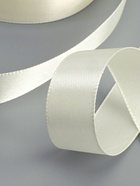 Лента атласная, 20 мм, 23±1 м, нежно-бежевая №02 - Фото 3