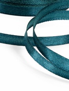 Лента атласная, 6 мм, 23±1 м, тёмно-бирюзовая №62 - Фото 4
