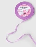 Лента атласная, 6 мм, 23±1 м, светло-сиреневая №45 - Фото 2