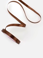 Лента атласная, 10 мм, 23±1 м, коричневая №31 - Фото 3