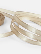 Лента атласная, 6 мм, 23±1 м, тёмно-кремовая №268 - Фото 4