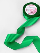 Лента атласная, 40 мм, 23±1 м, зелёная №19 - Фото 2