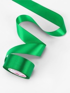 Лента атласная, 40 мм, 23±1 м, зелёная №19 - Фото 3