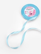 Лента атласная, 10 мм, 23±1 м, голубая №211 - Фото 2