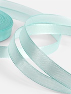 Лента атласная, 10 мм, 23±1 м, голубая №211 - Фото 3