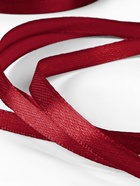 Лента атласная, 6 мм × 23 ± 1 м, цвет винный №165 - Фото 3