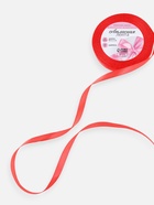 Лента атласная, 10 мм, 23±1 м, розовая №129 - Фото 2