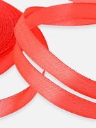 Лента атласная, 10 мм, 23±1 м, розовая №129 - Фото 4