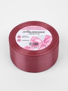 Лента атласная, 40 мм × 23 ± 1 м, цвет пурпурно-розовый №170 1218316