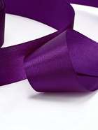 Лента атласная, 40 мм, 23±1 м, фиолетовая - Фото 4