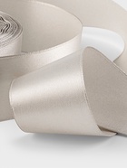 Лента атласная, 40 мм, 23±1 м, светло-серая №179 - Фото 3