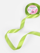 Лента атласная, 20 мм, 23±1 м, светло-зелёная №184 - Фото 2