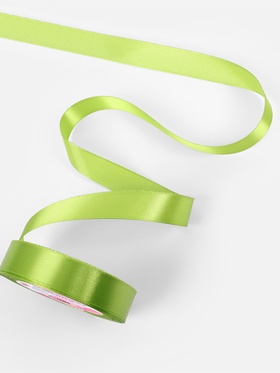 Лента атласная, 20 мм, 23±1 м, светло-зелёная №184 (комплект 5 шт)