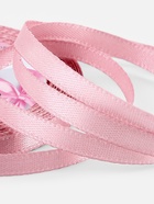 Лента атласная, 6 мм, 23±1 м, розовая - Фото 4