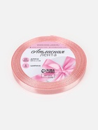 Лента атласная, 6 мм, 23±1 м, розовая - Фото 5