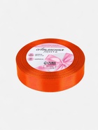 Лента атласная, 20 мм, 23±1 м, оранжевая №164 - Фото 5