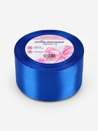 Лента атласная, 50 мм, 23±1 м, синяя №40 - Фото 5
