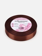 Лента атласная, 20 мм, 23±1 м, коричневая - Фото 5