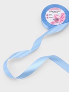 Лента атласная, 20 мм, 23±1 м, небесно-голубая №278 - Фото 2