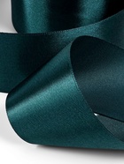 Лента атласная, 50 мм, 23±1 м, тёмно-бирюзовая - Фото 4