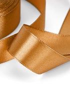 Лента атласная, 20 мм, 23±1 м, светло-коричневая №158 - Фото 4