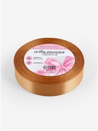 Лента атласная, 20 мм, 23±1 м, светло-коричневая №158 - Фото 5