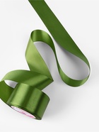 Лента атласная, 50 мм, 23±1 м, насыщенно-зелёная №113 - Фото 3