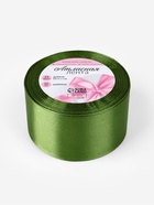 Лента атласная, 50 мм, 23±1 м, насыщенно-зелёная №113 - Фото 5
