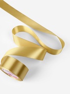 Лента атласная, 40 мм, 23±1 м, цвет золотой №204 - Фото 3