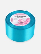 Лента атласная, 50 мм, 23±1 м, голубая №47 - Фото 4