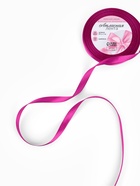 Лента атласная, 10 мм, 23±1 м, пурпурно-фиолетовая №29 - Фото 2