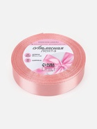 Лента атласная, 20 мм, 23±1 м, розовая - Фото 5