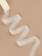 Кружево капроновое, 30 мм × 10±1 м, молочное - Фото 1